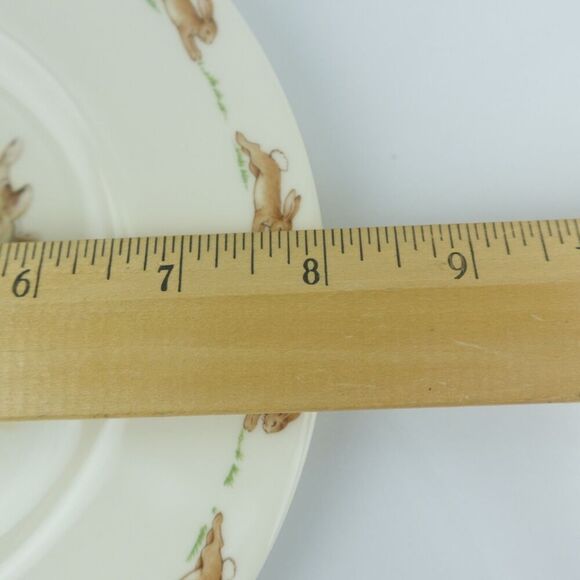 Royal Doulton Bunnykins English Fine Bone China Plate, Bowl & Cup Set 1988 - Picture 14 of 16